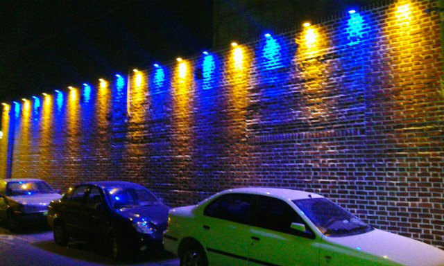 نورپردازی نمای ساختمان