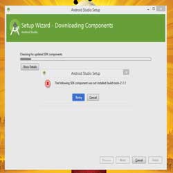 حل مشکل ارور build-tools-21.1.1 در android studio