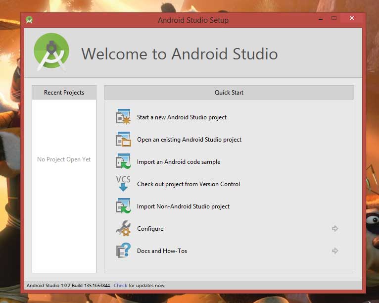 android studio حل مشکل 
