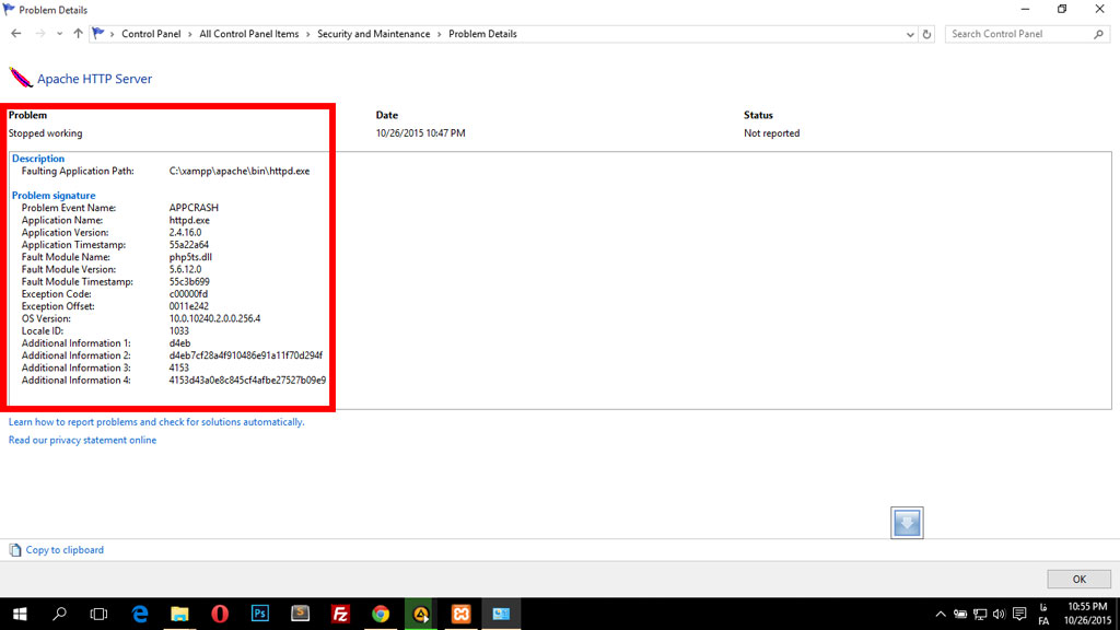 apachi force closed with jceeditor 1