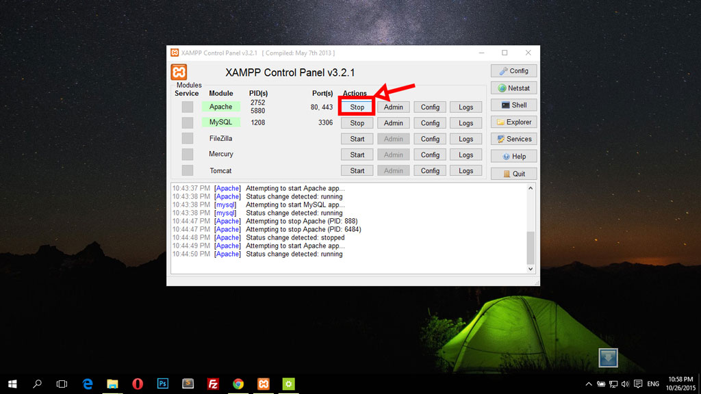 apachi force closed with jceeditor 2