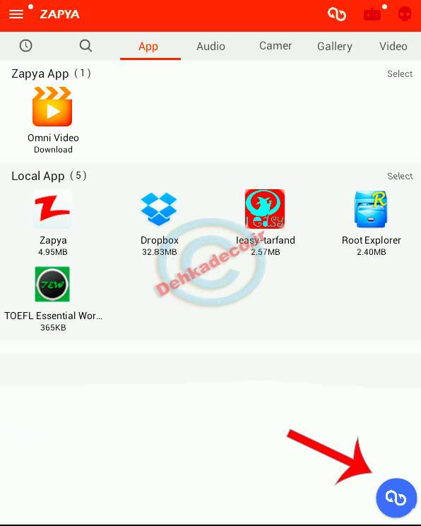 zapya آموزش برنامه زاپیا 